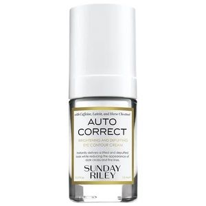 Sunday Riley Auto Correct Brightening+Depuffing Eye Cream for Dark Circles .5oz